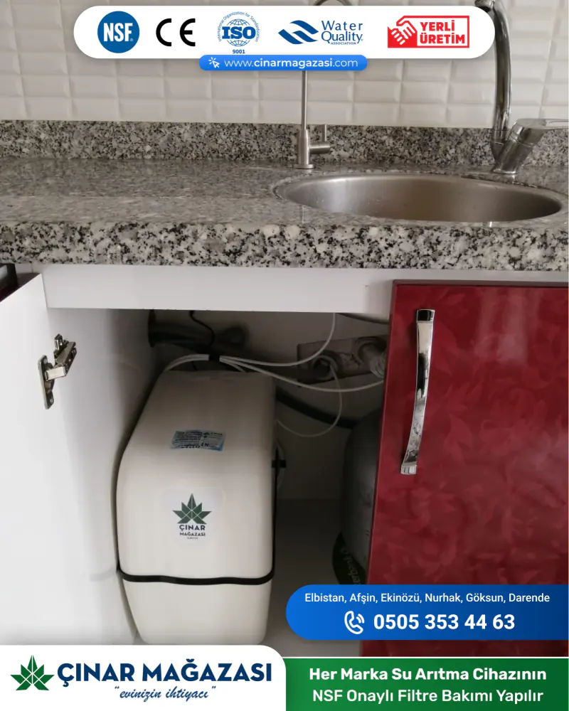 Çınar Mağazası tarafından kurulan su arıtma cihazı, müşteri 10