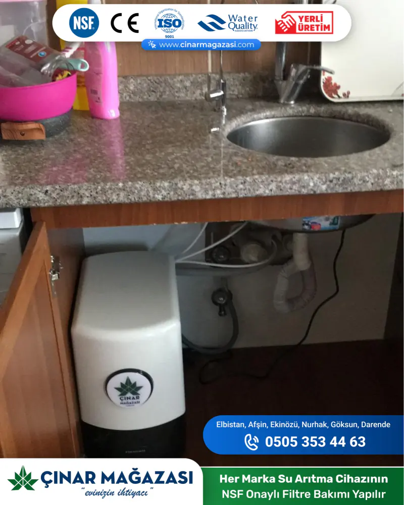 Çınar Mağazası tarafından kurulan su arıtma cihazı, müşteri 2