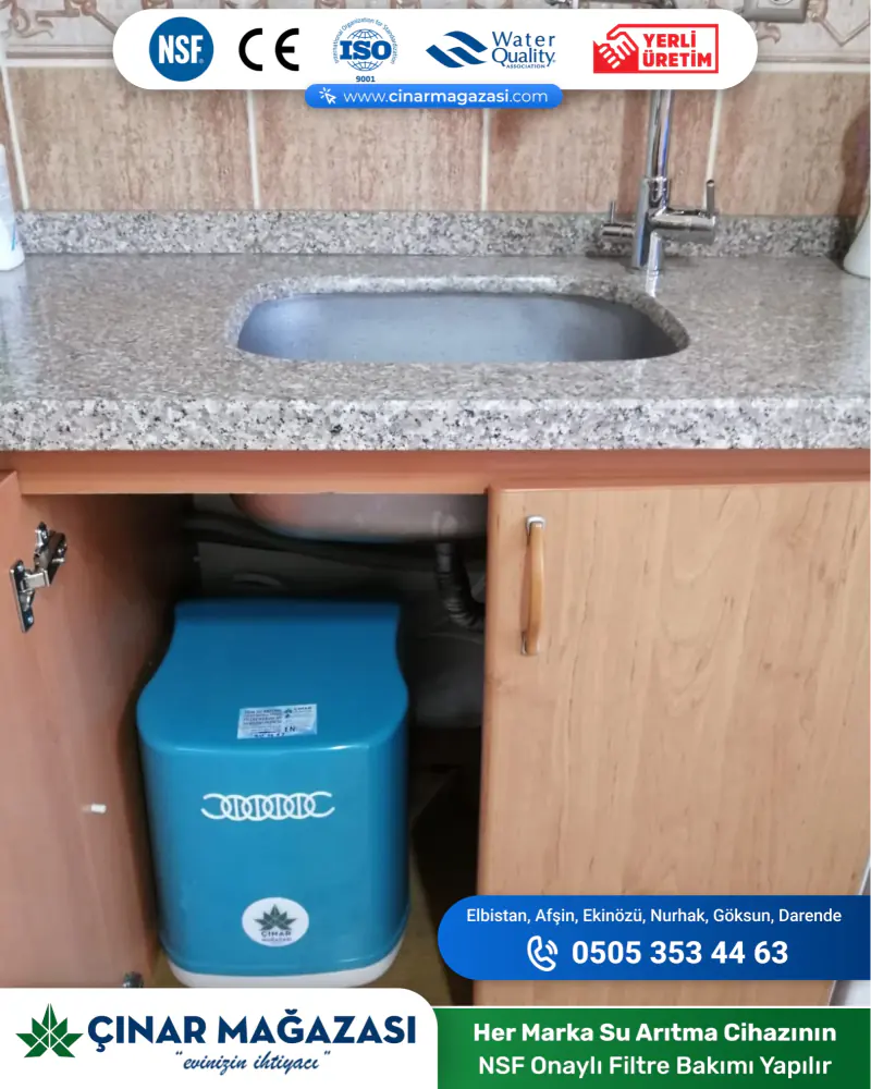Çınar Mağazası tarafından kurulan su arıtma cihazı, müşteri 7