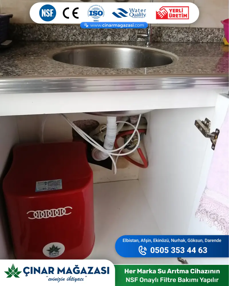 Çınar Mağazası tarafından kurulan su arıtma cihazı, müşteri 8